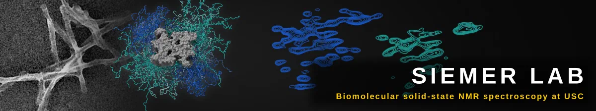Siemer Lab: Biomolecular solid-state NMR spectroscopy at USC
